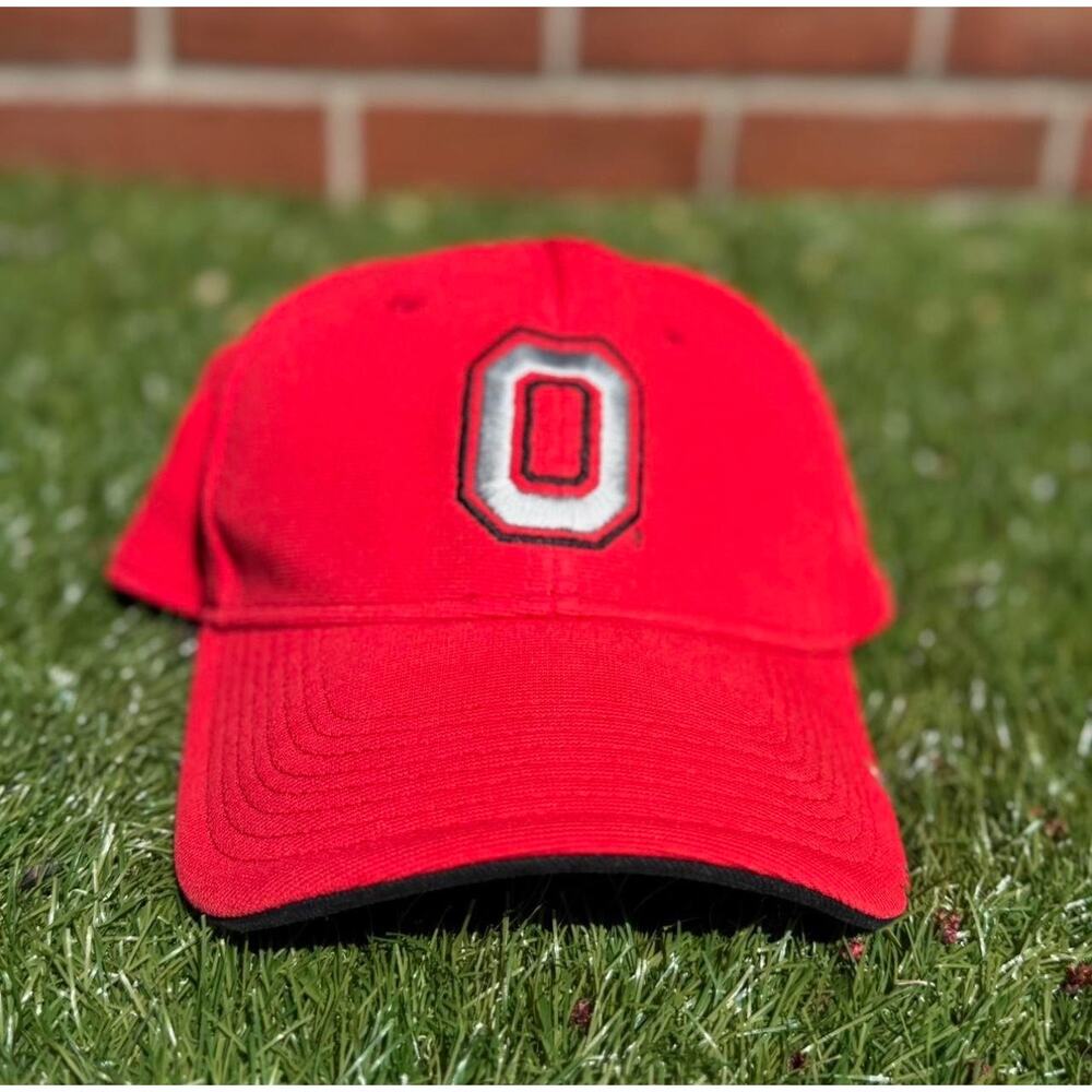 Ohio State Buckeyes Adjustable Hat Red Gray NCAA Strapback OSU